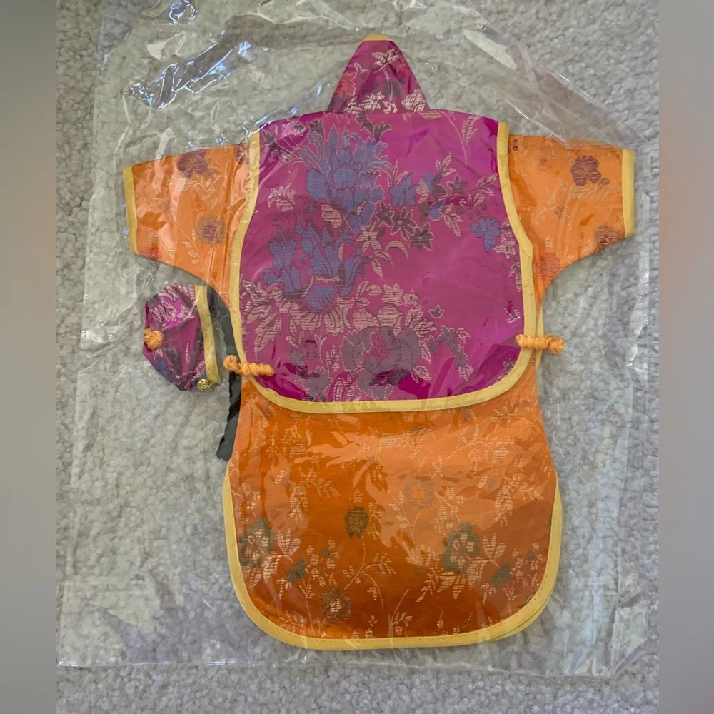 NWT Vintage Chinese Silk Brocade Wine Bottle Cover Asian Novelty 6x Variety Set